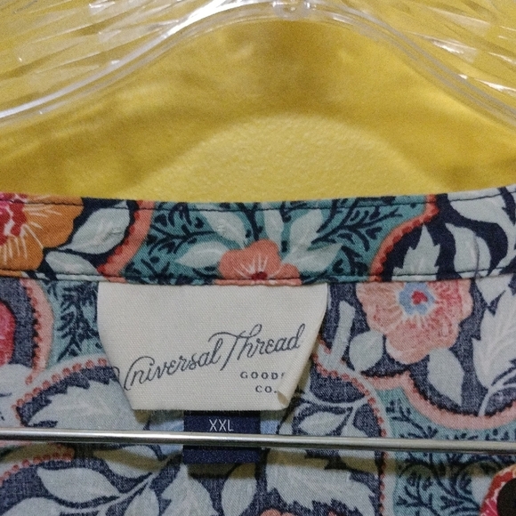 Universal Thread Multi floral Color Tiered Sundress Size XXL With Side Pockets - Picture 3 of 5